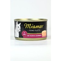 Miamor Cat Filet konzerva kuře+šunka 100g