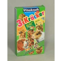 Vitakraft Rodent Guinea pig Kräcker honey/veg/citr 3ks