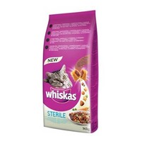 Whiskas Dry s kuřecím masem - STERILE 14kg