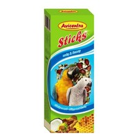 Avicentra tyčinky velký papoušek - ořech+kokos 2ks