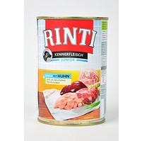 Rinti Dog Junior konzerva kuře 400g