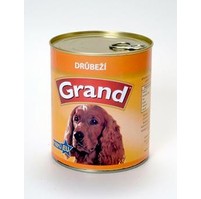 GRAND konz. pes drůbeží 850g