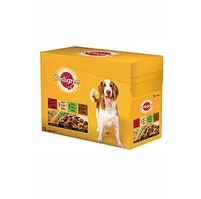 Pedigree kapsa 12pack hovězí/kuře/králik/krůta /100g