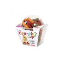 Pochutka CRUNCHYCUP mrkev/řepa pro hlodavce 130g Zolux