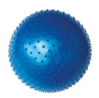 Gymball - 65 cm s výstupky, modrá