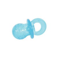 Hračka pes dudlík TRP PACIFIER 10cm tyrkysová Zolux