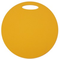 Sedátko kulaté 1 vrstvé, průměr 350 mm - žluté