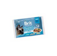 Brit Premium Cat D Fillets in Gravy Dinner Plate 340g