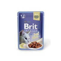 Brit Premium Cat D Fillets in Jelly with Beef 85g