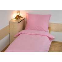 Prodloužené povlečení bavlna UNI 140x220, 70x90cm Růžová, Výběr zapínání: hotelový uzávěr