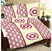 Krepové povlečení prodloužené 70x90 + 140x220 cm (R1041)