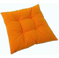 Sedák prošívaný  40x40 cm (oranžový)