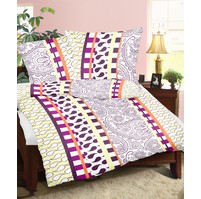 Saténové povlečení prodloužené 70x90 + 140x220 cm (R3423)