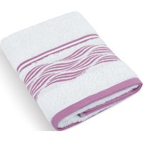 Froté ručník Vlnky 480g 50x100 cm (bílá)