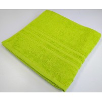 Froté ručník  jednobarevný 400g 50x100 cm žlutozelený