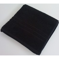 Froté ručník  jednobarevný 400g 50x100 cm černý