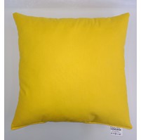 Polštářek žlutý 50x50cm bavlněný