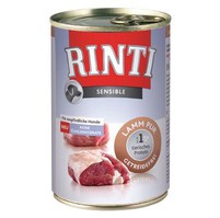 Rinti Dog Sensible PUR konzerva jehně 400g