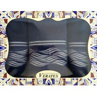 Luxusní dárkový froté set 1 osuška 2 ručníky - Vlnky tm.modré 480g m2
