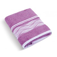 Froté ručník 50x100cm 480g vlnka lila